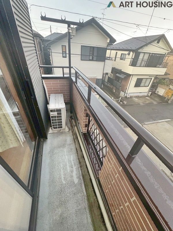 バルコニー - お洗濯にも便利なバルコニー付き