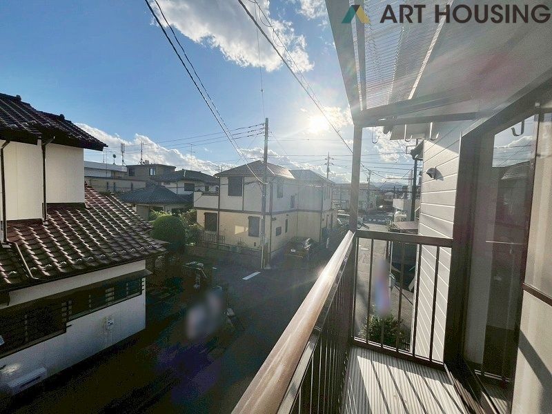 バルコニー - お洗濯にも便利なバルコニー付き