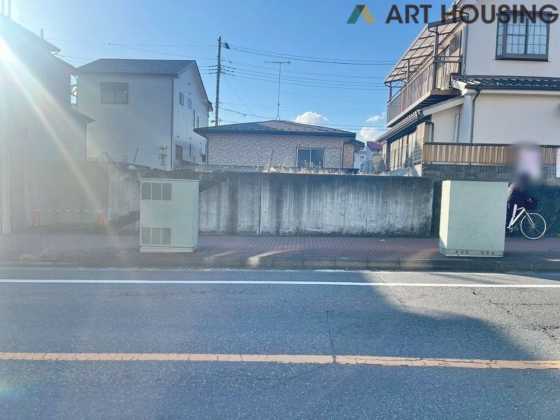 歩道のある前面道路