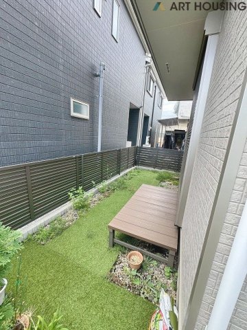 お庭が付いています