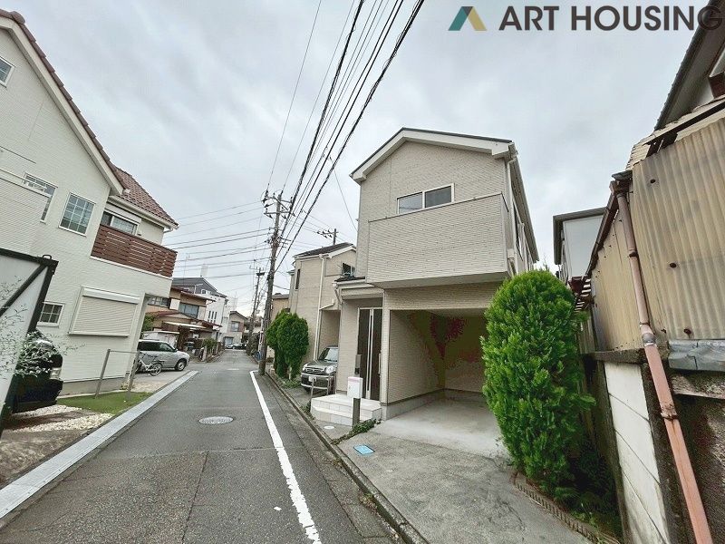 車の通りも少ない閑静な住宅地