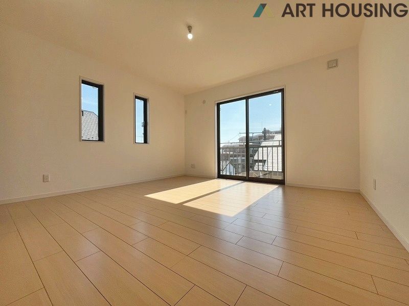 寝室 - 開放的な寝室です