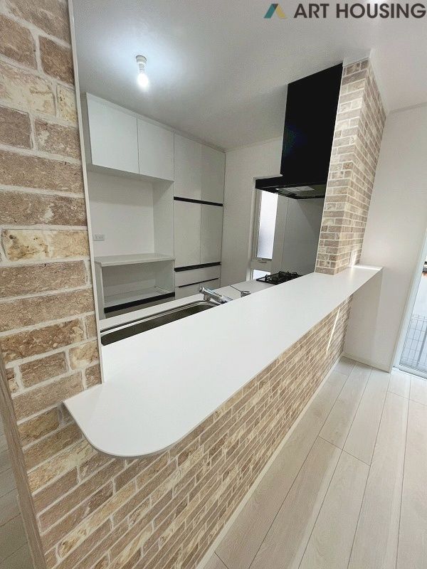 キッチン - 配膳・片付けがしやすいカウンターキッチン♪