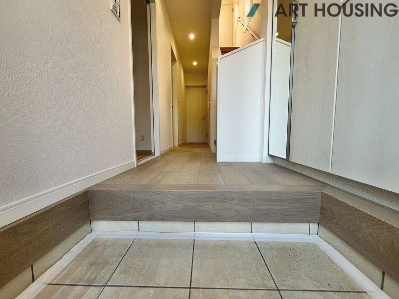 玄関 - シンプルで使いやすい玄関です