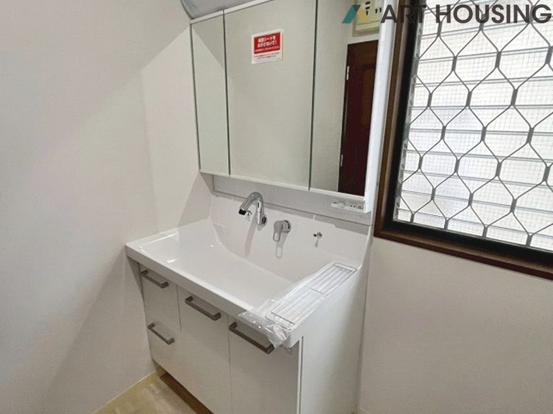 洗面 - 独立洗面化粧台付き