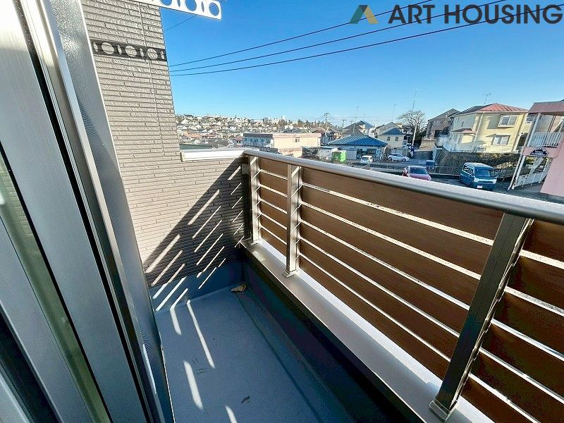 バルコニー - お洗濯にも便利なバルコニー付き