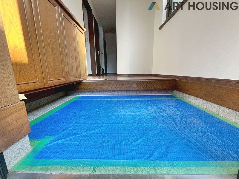 玄関 - 落ち着いた玄関です