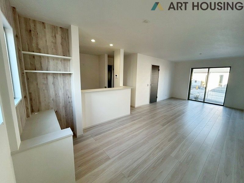 3面採光・20.4帖の広々リビング