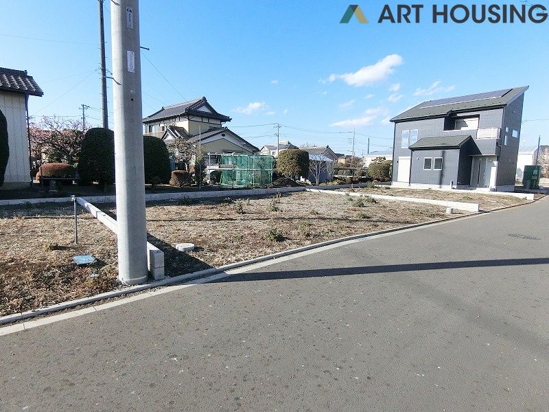 きれいな街並みの開発分譲地